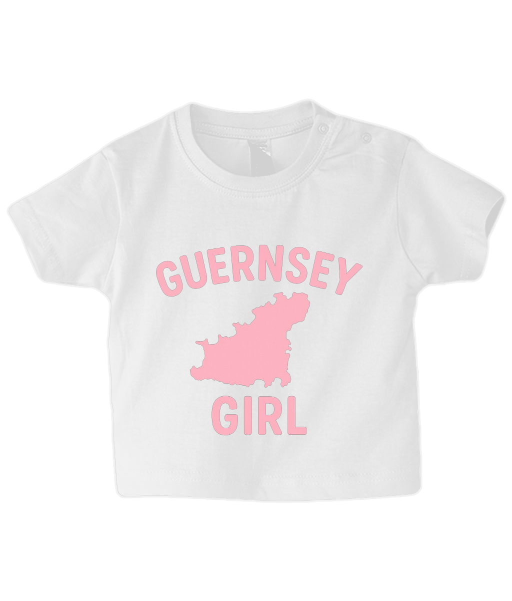 Guernsey Girl - Baby Tee Shirt (White)