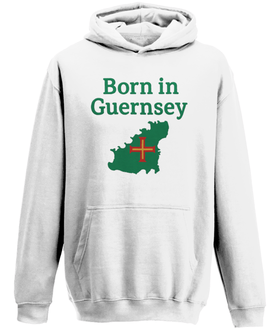 Born in GSY - Kids Hoodie (White)