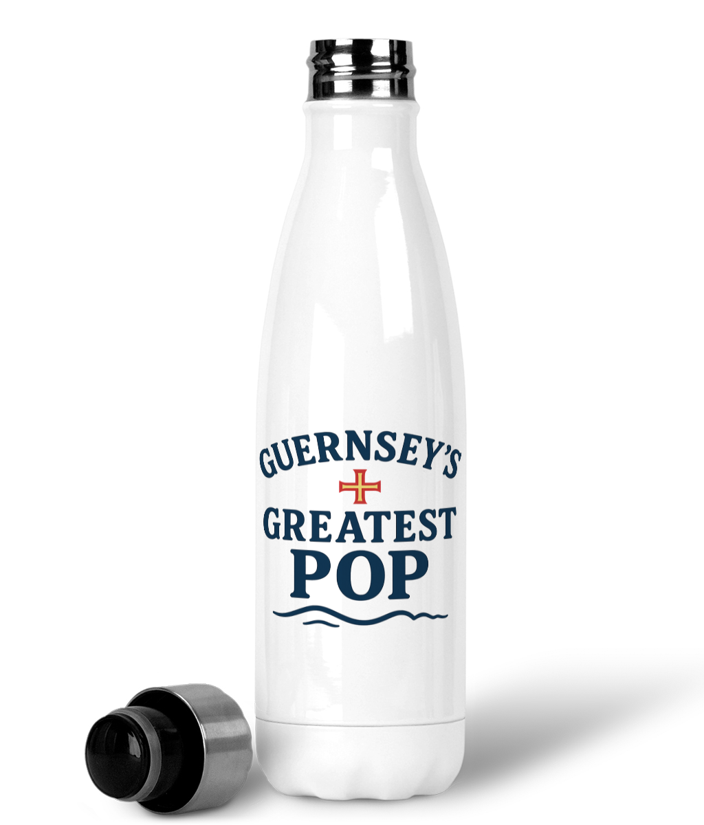 Guernsey's Greatest Pop - Premium Stainless Steel Water Bottle
