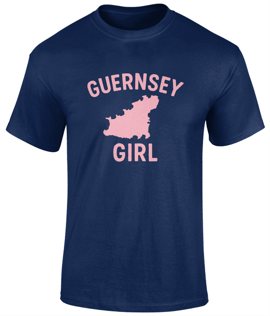 Guernsey Girl - Kids Tee (Navy)