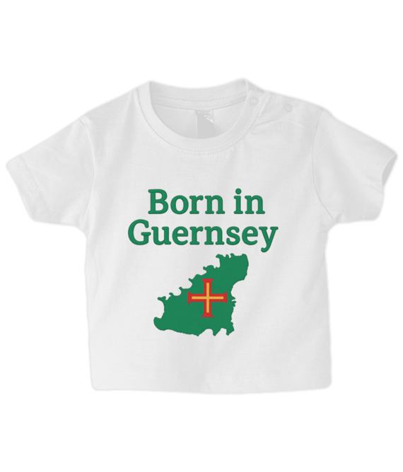 Born in GSY - Baby Tee Shirt (White)